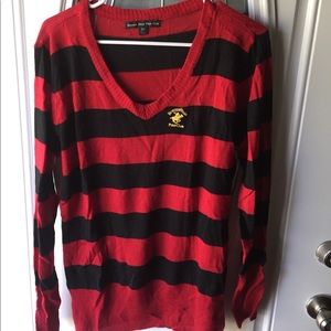 3pc Beverly Hills Polo Club: Sweater, Scarf, Hat